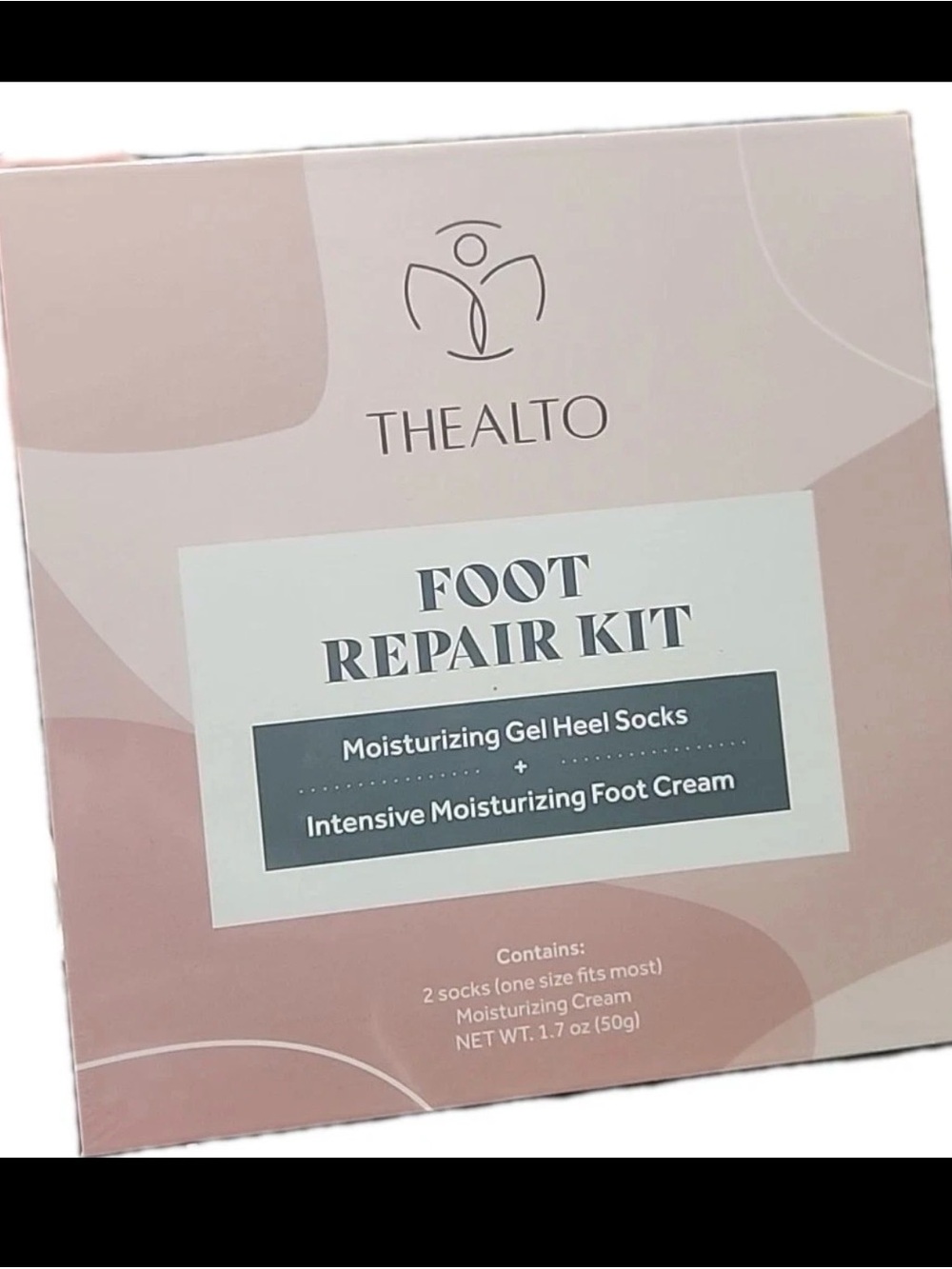 TheAlto Foot Repair Kit - Pink Moisturizing Gel Heel Socks & Foot Cream